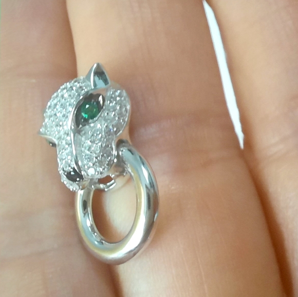 Cougar Sterling SILVER Designer Pendant - Picture 4 of 8